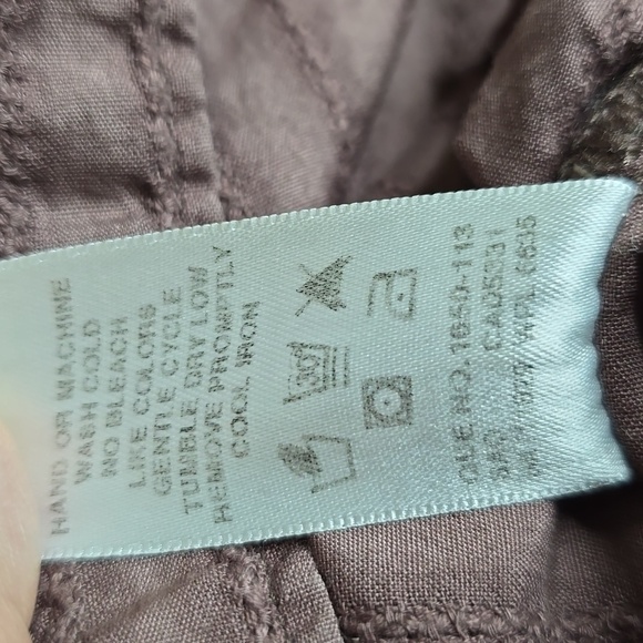 Woolrich Button Down Collarless Blouse Size L - Picture 7 of 7